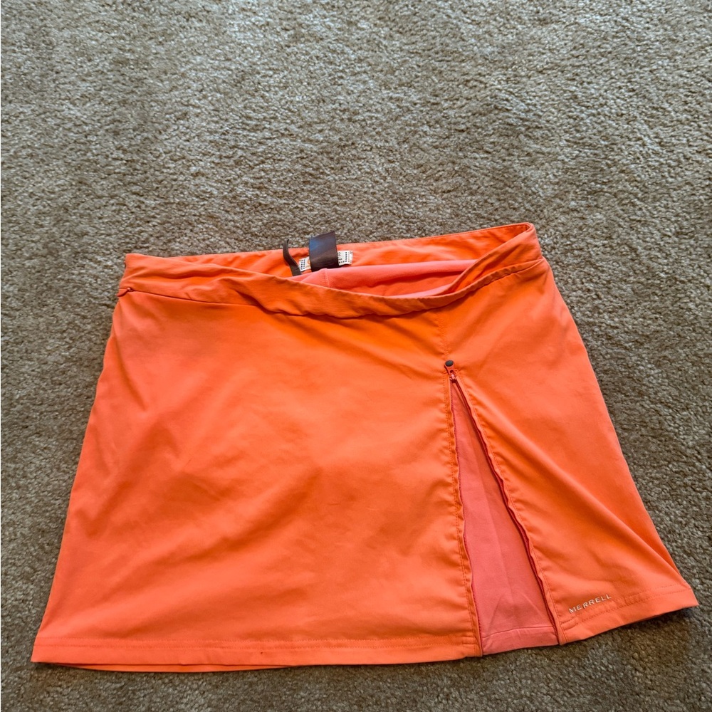 Merrell Orange golf ⛳️ 🎾 tennis skirt/skort sz 12 - Picture 2 of 8